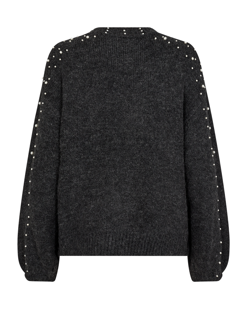FQPEARL - PULLOVER WITH PEARLS - GREY