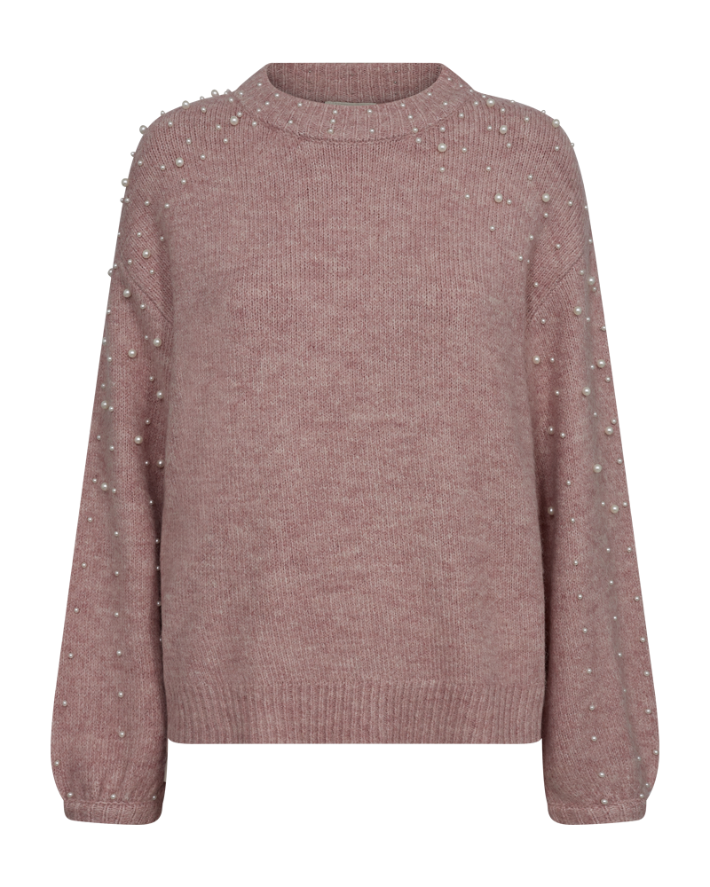 FQPEARL - PULLOVER WITH PEARLS - ROSE
