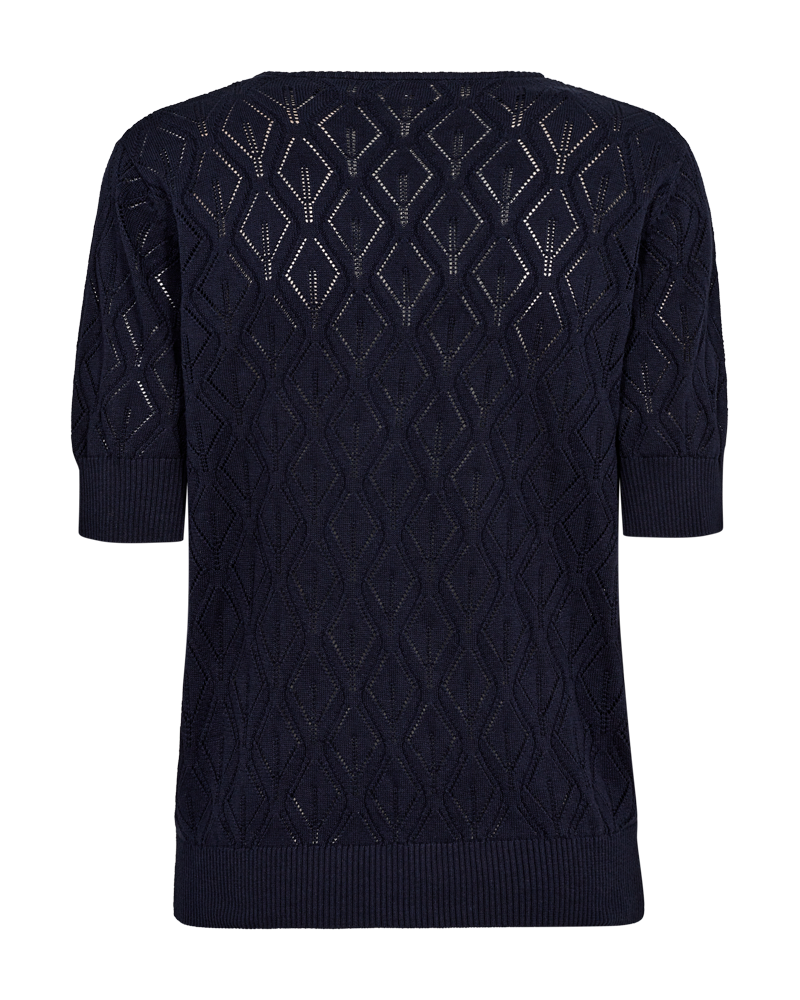 FQDODO - PULLOVER WITH HOLE PATTERN - BLUE