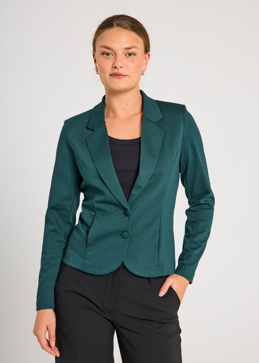 FQNANNI - FORM-FITTING BLAZER - GREEN