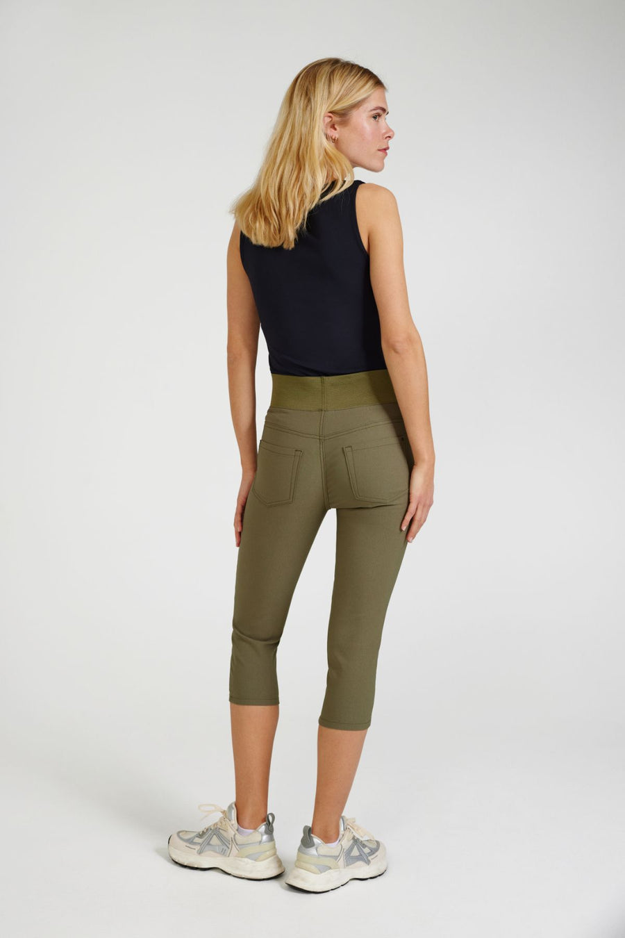 Fqshantal - Power Capri -broek - groen