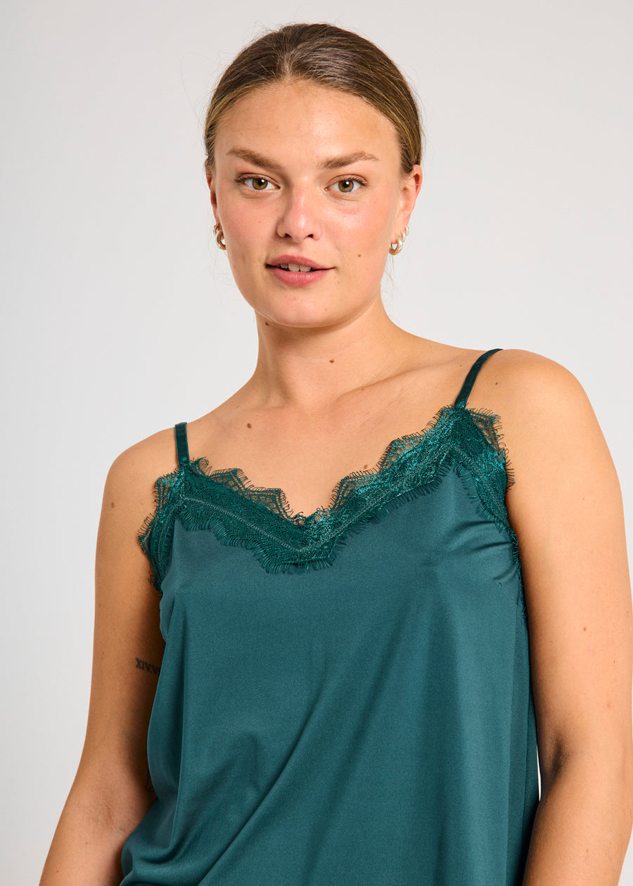 FQBICCO  -  LACE TOP - GREEN