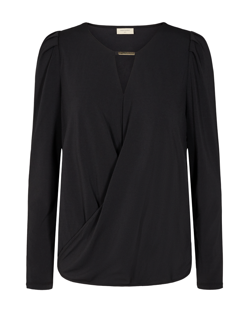 FQELLA-BLOUSE - BLACK