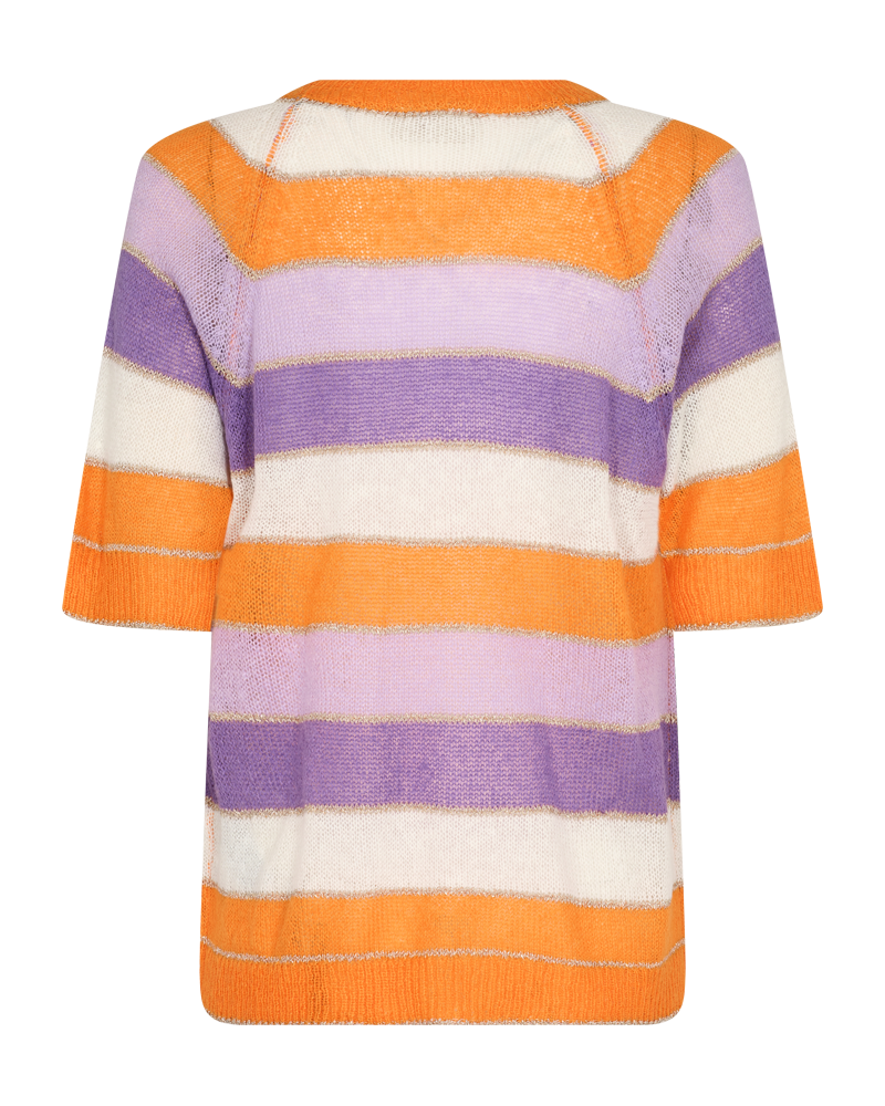 FQCLAIN - BLOUSE WITH SHIMMERY STRIPING - PURPLE