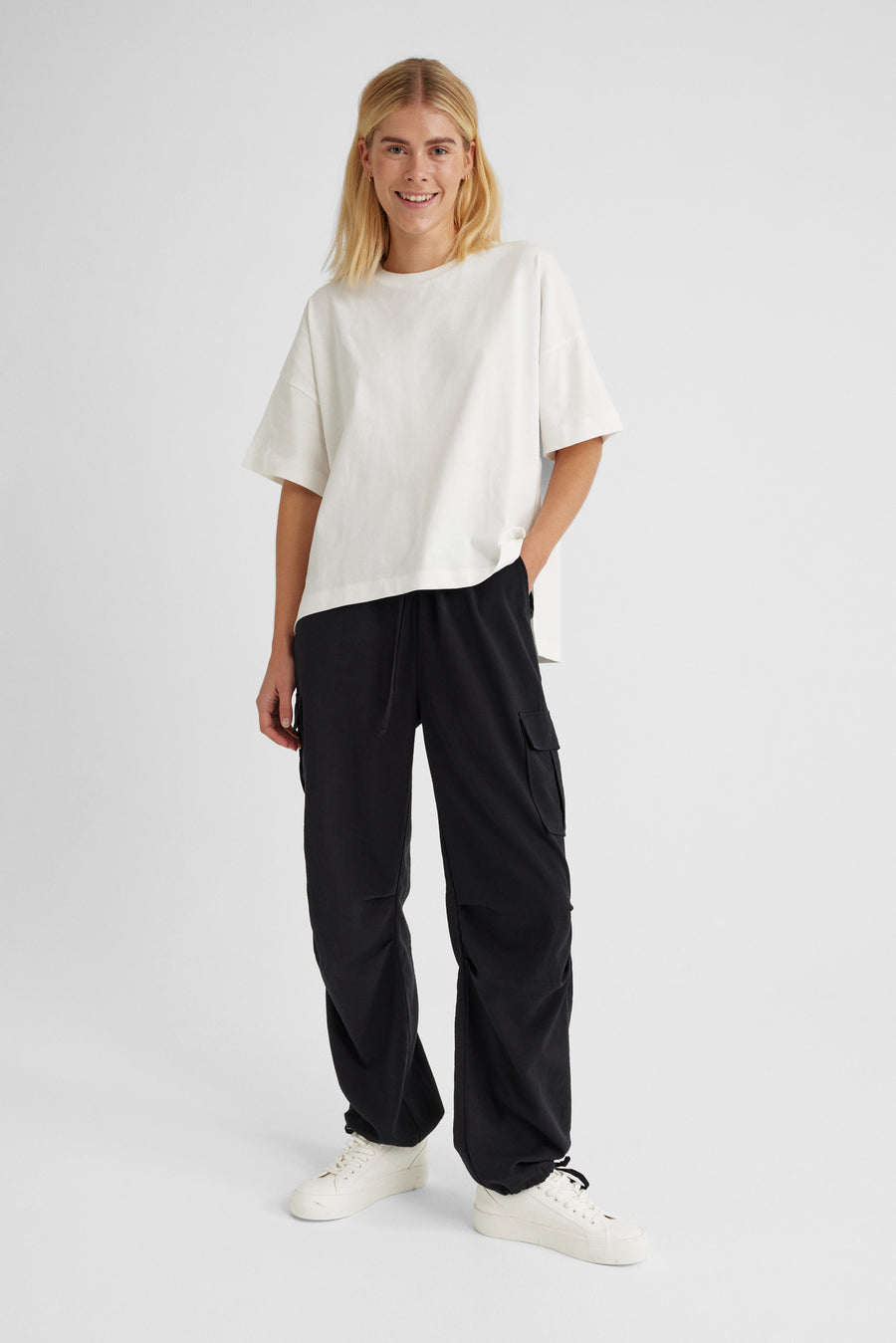 FQEVERYDAY - CARGO PANTS - BLACK