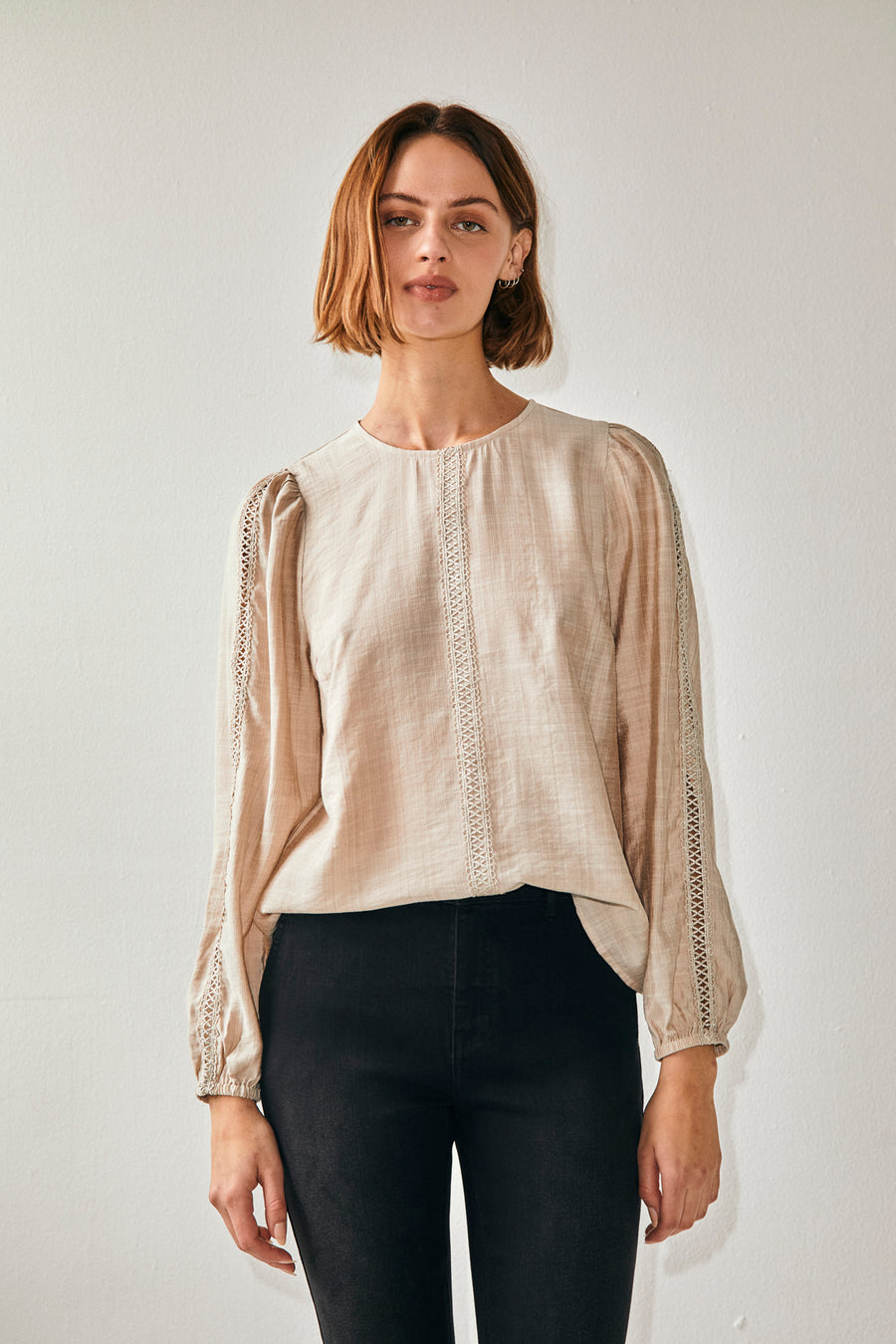 FQWEN - BLOUSE - BEIGE