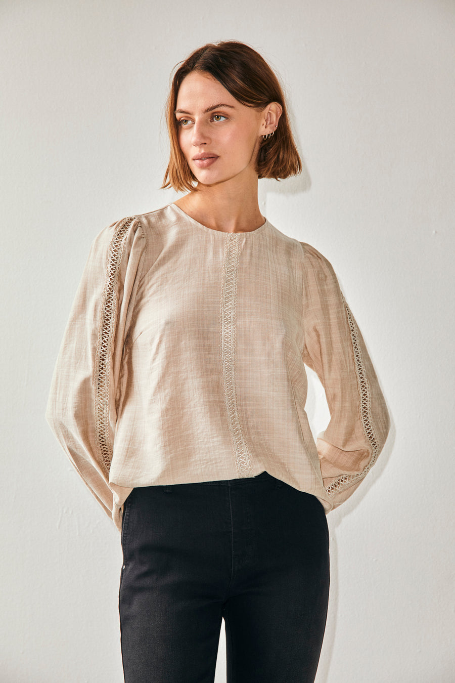 FQWEN - BLOUSE - BEIGE