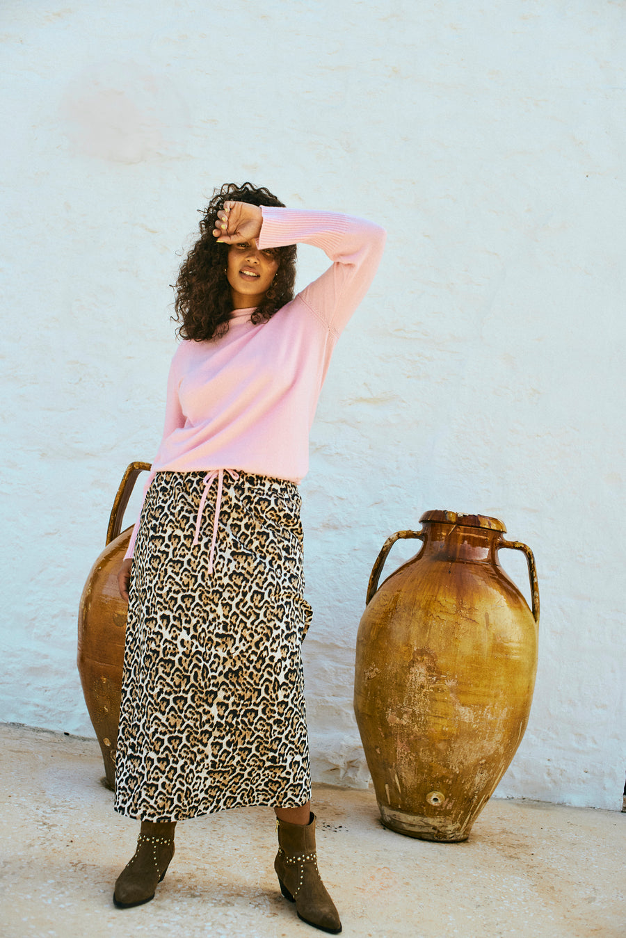 FQMALAY - SKIRT - LEOPARD