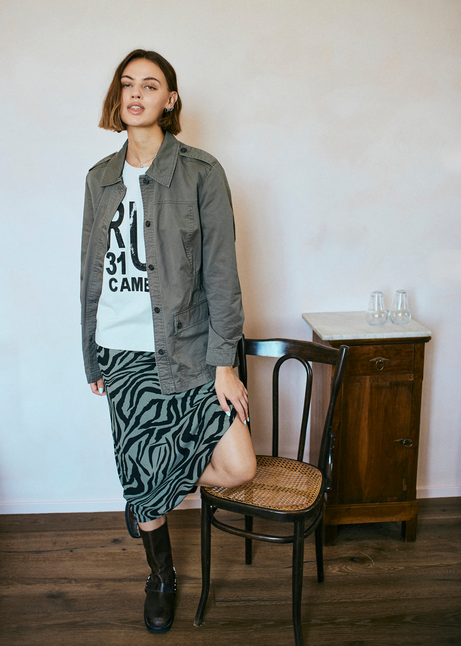 FQSAFFI - JACKET - GREEN