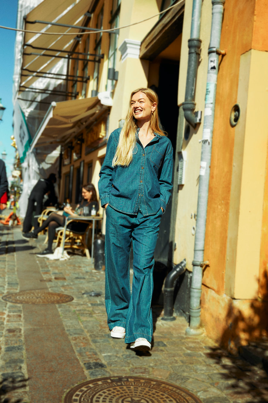 FQLISEA - DENIM SHIRT - BLUE
