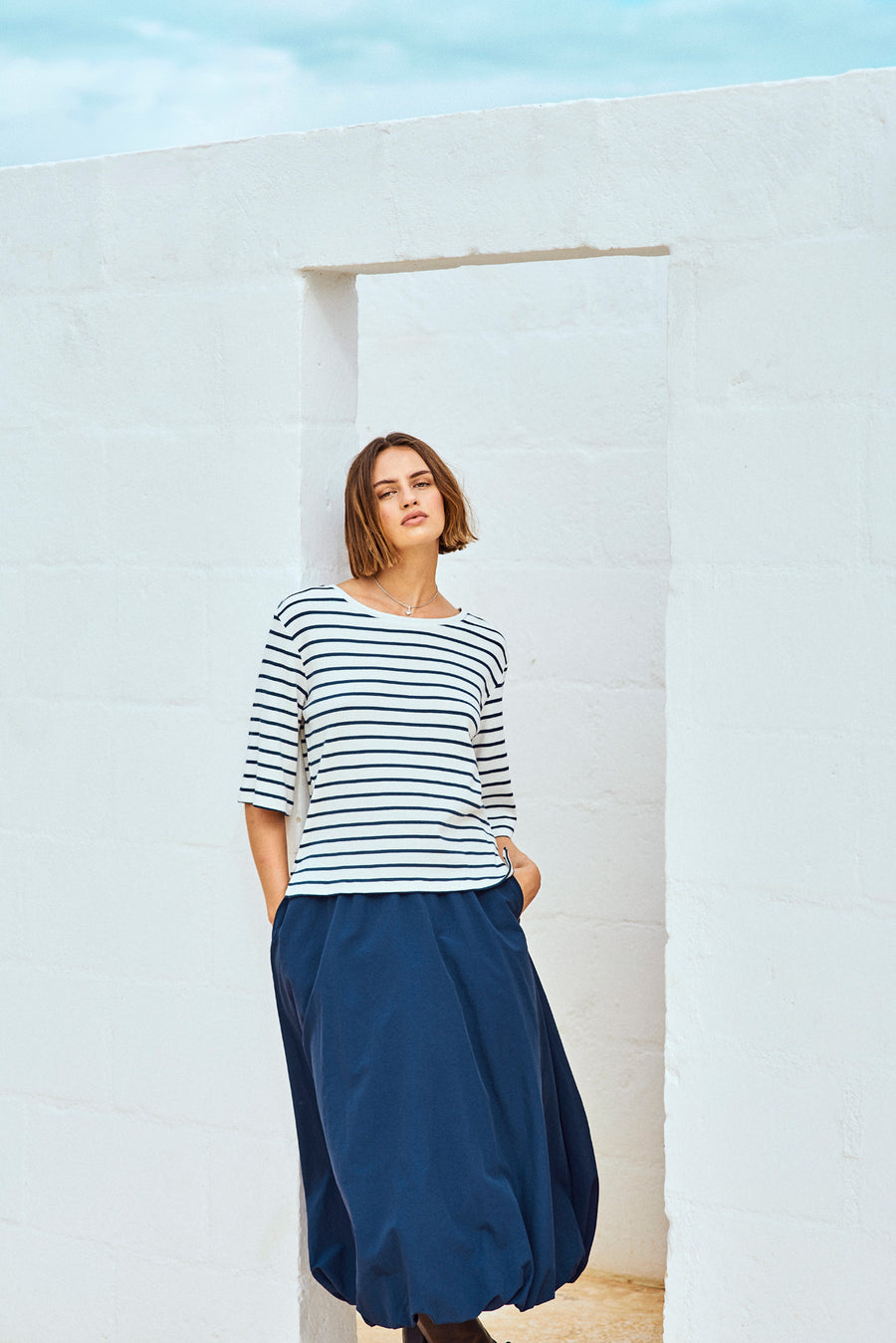 FQMINDY - SKIRT - BLUE