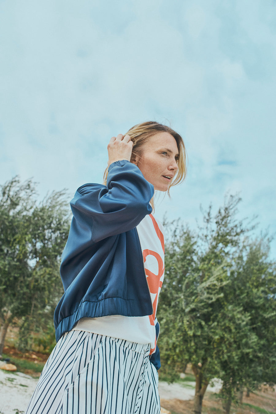 FQFLEN - JACKET - BLUE