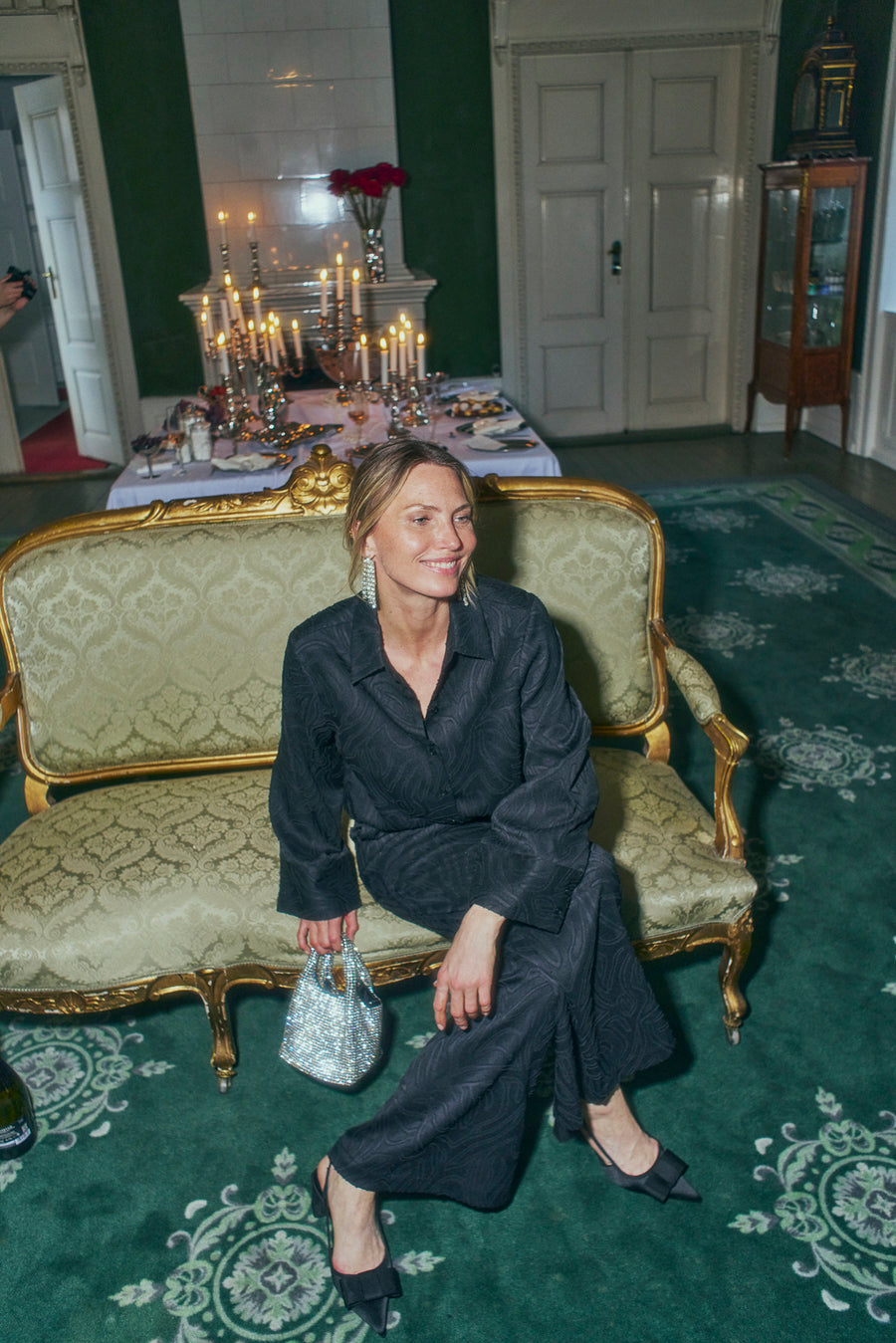 FQMINNA - PANTS - BLACK