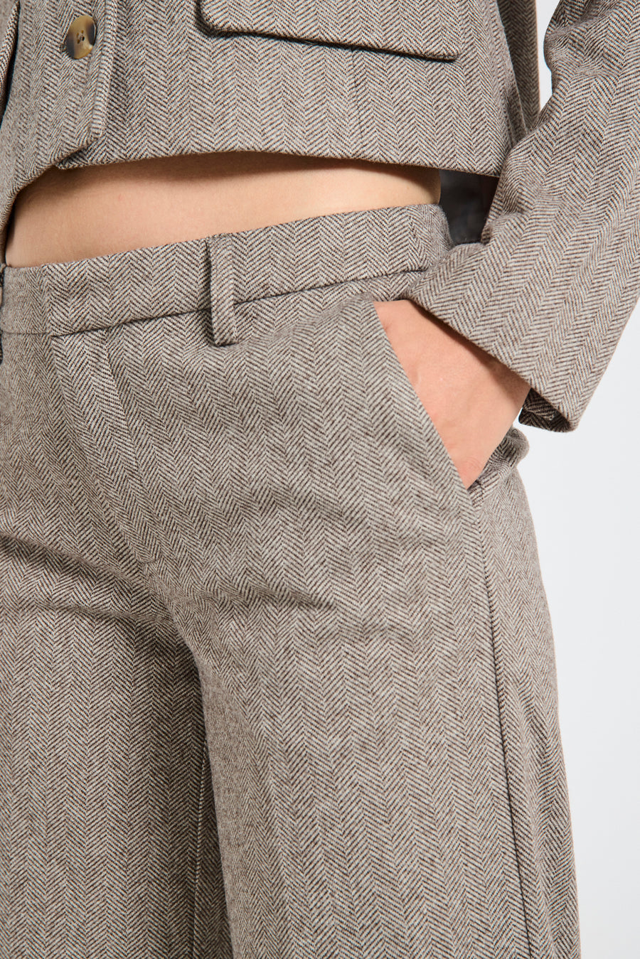 FQSILLEN - PANTS - GREY