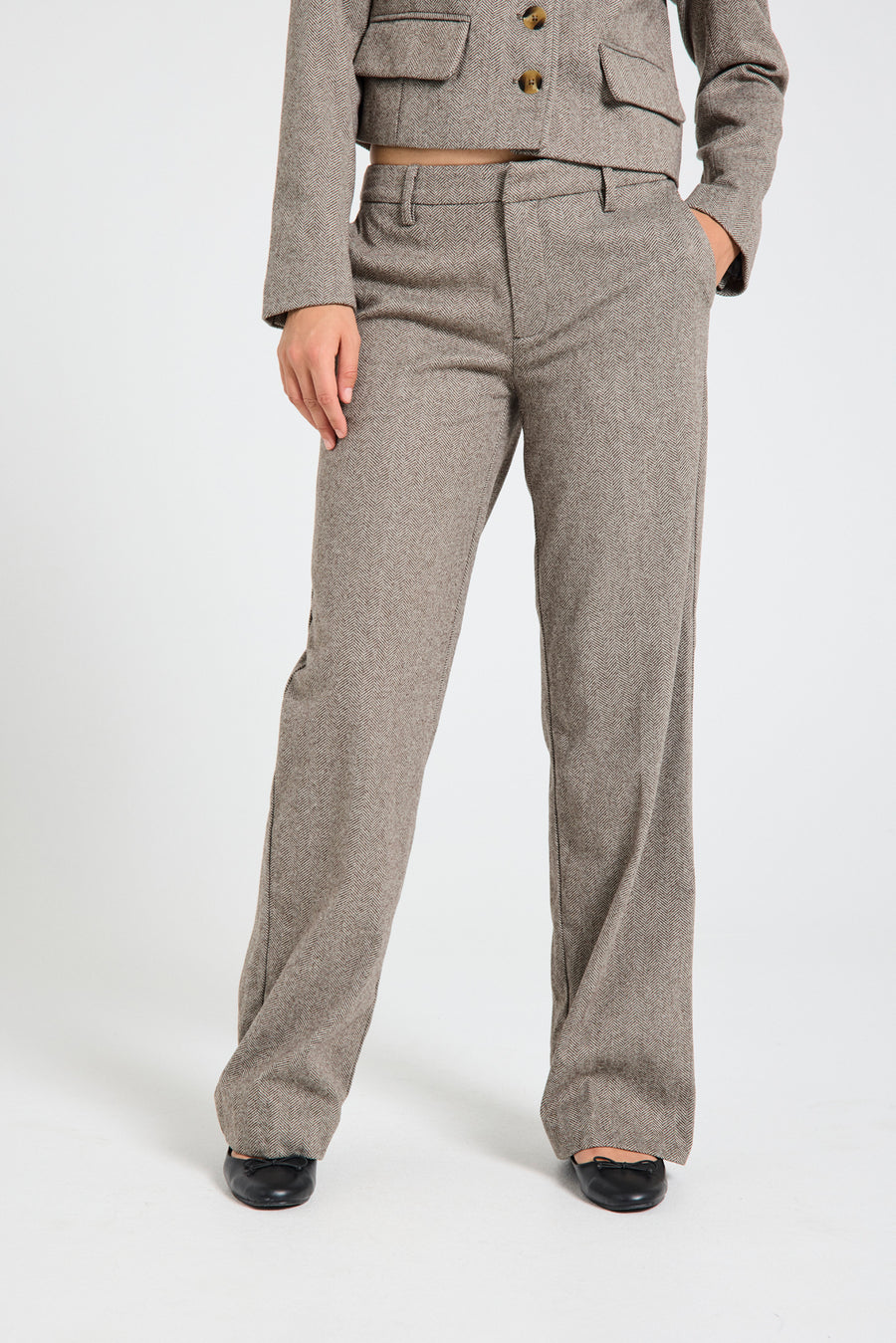 FQSILLEN - PANTS - GREY