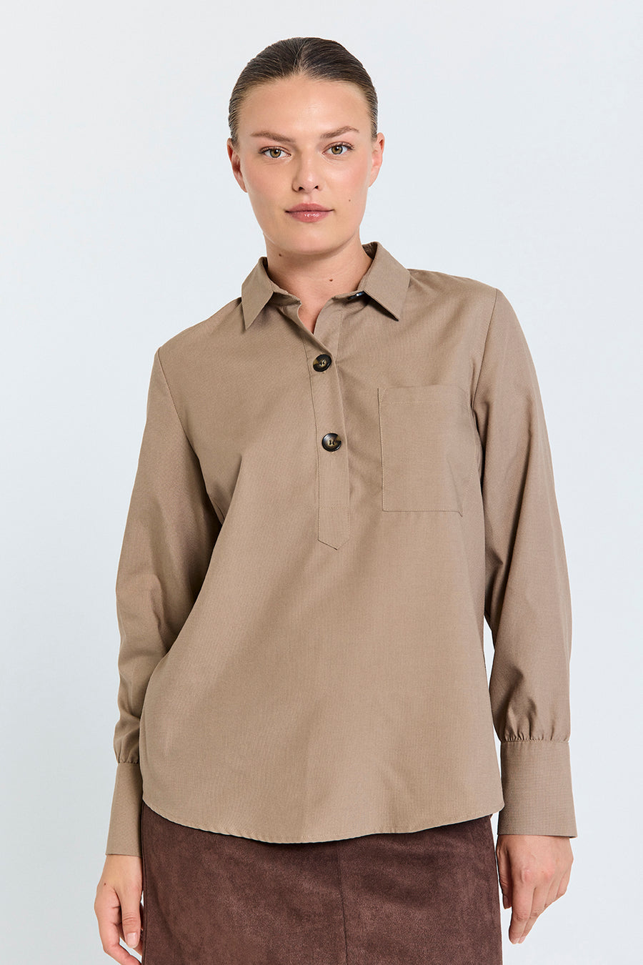 Fqflynn - shirt - bruin