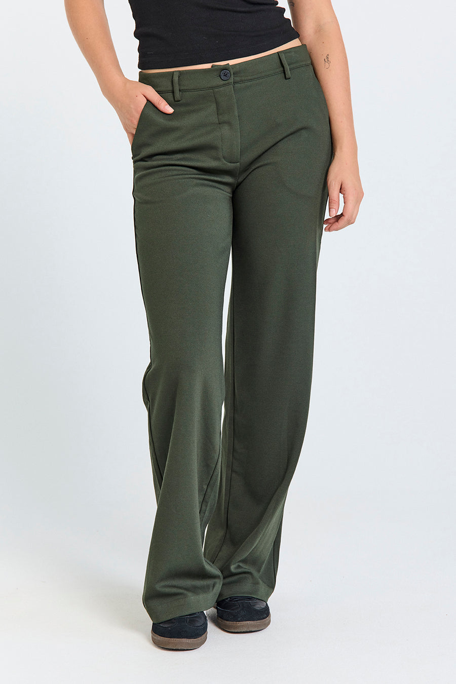 FQNANNI - PANTS - GREEN