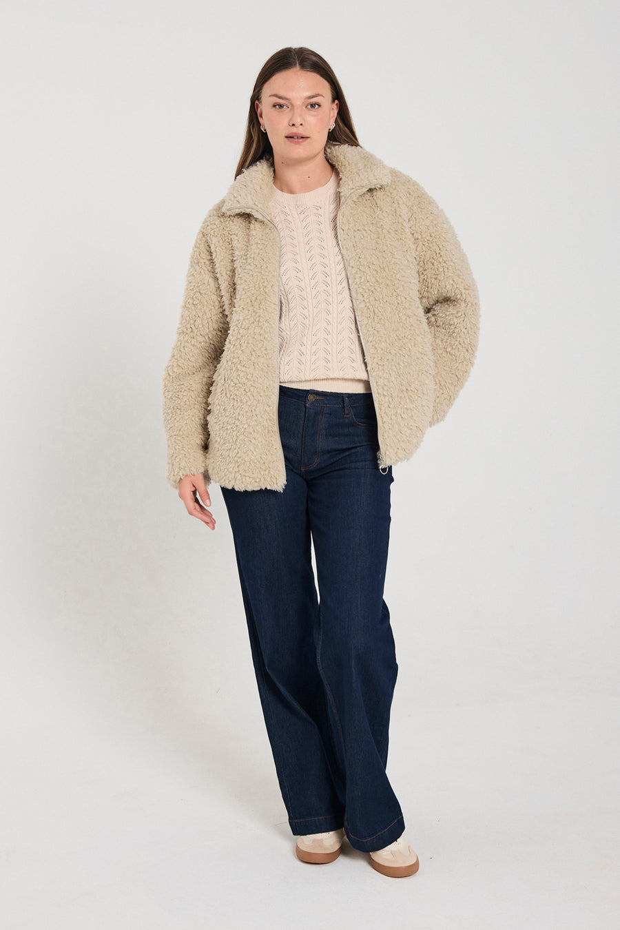Fqsleepy - faux bontjack - beige