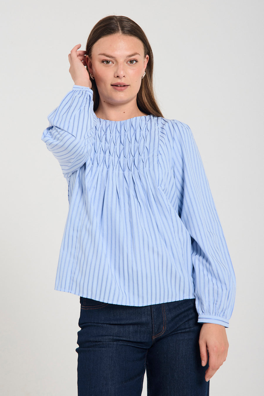 FQISA - BLOUSE - BLUE