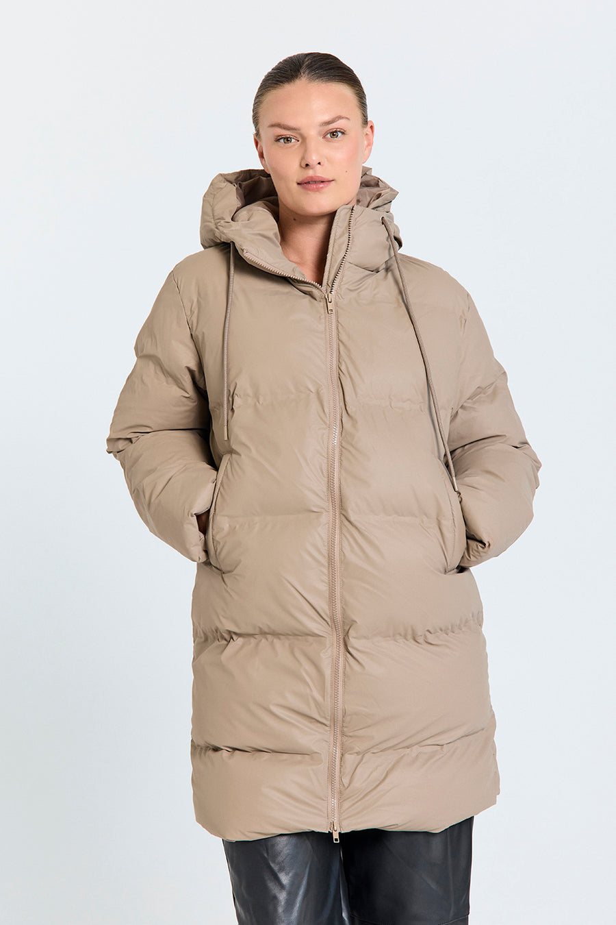 Fqraingo - Water -repellente jas - Brown