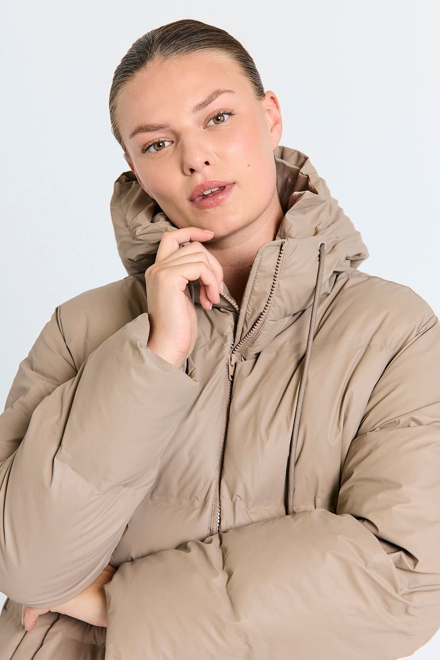 Fqraingo - Water -repellente jas - Brown