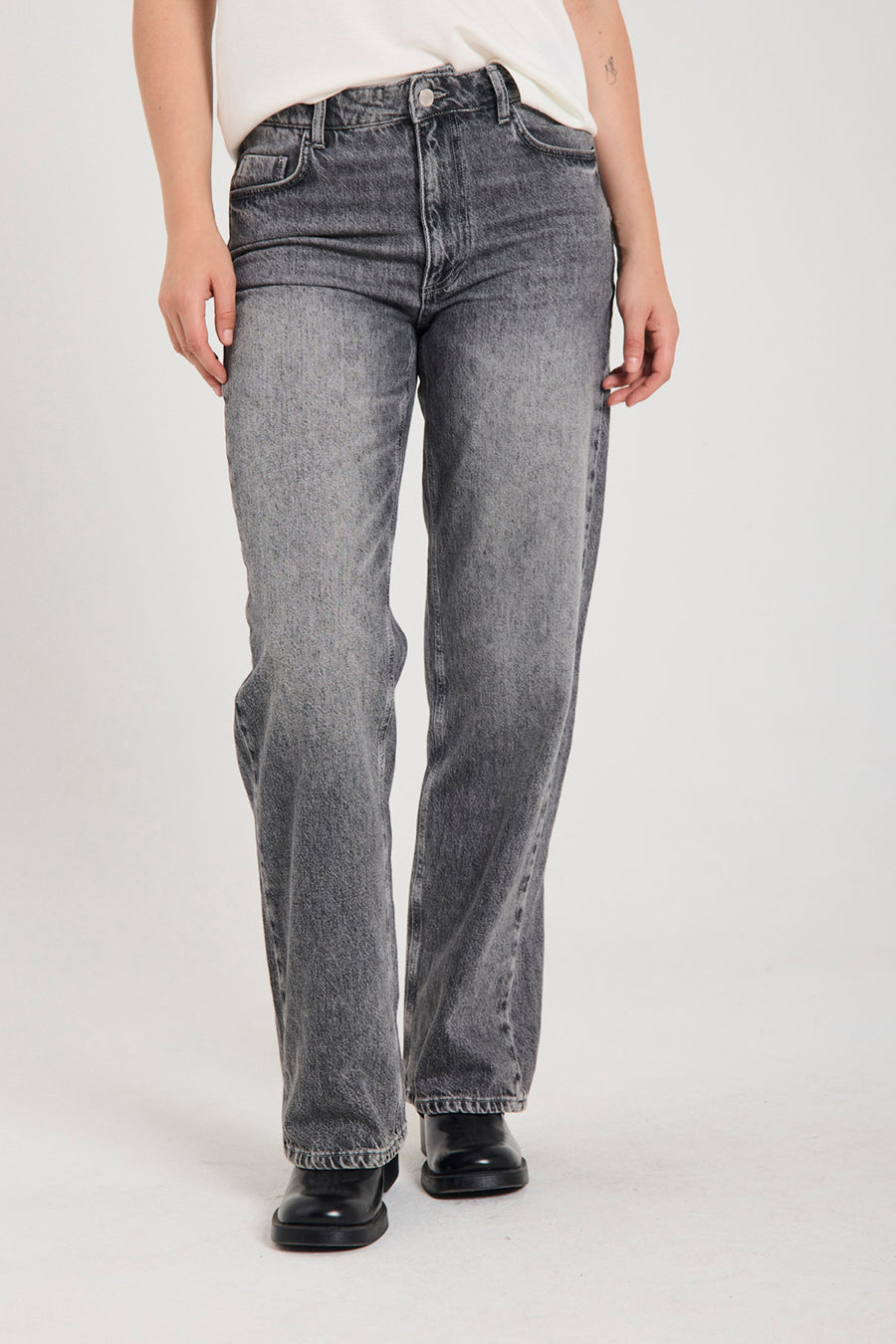 FQCELINE - JEANS - GREY