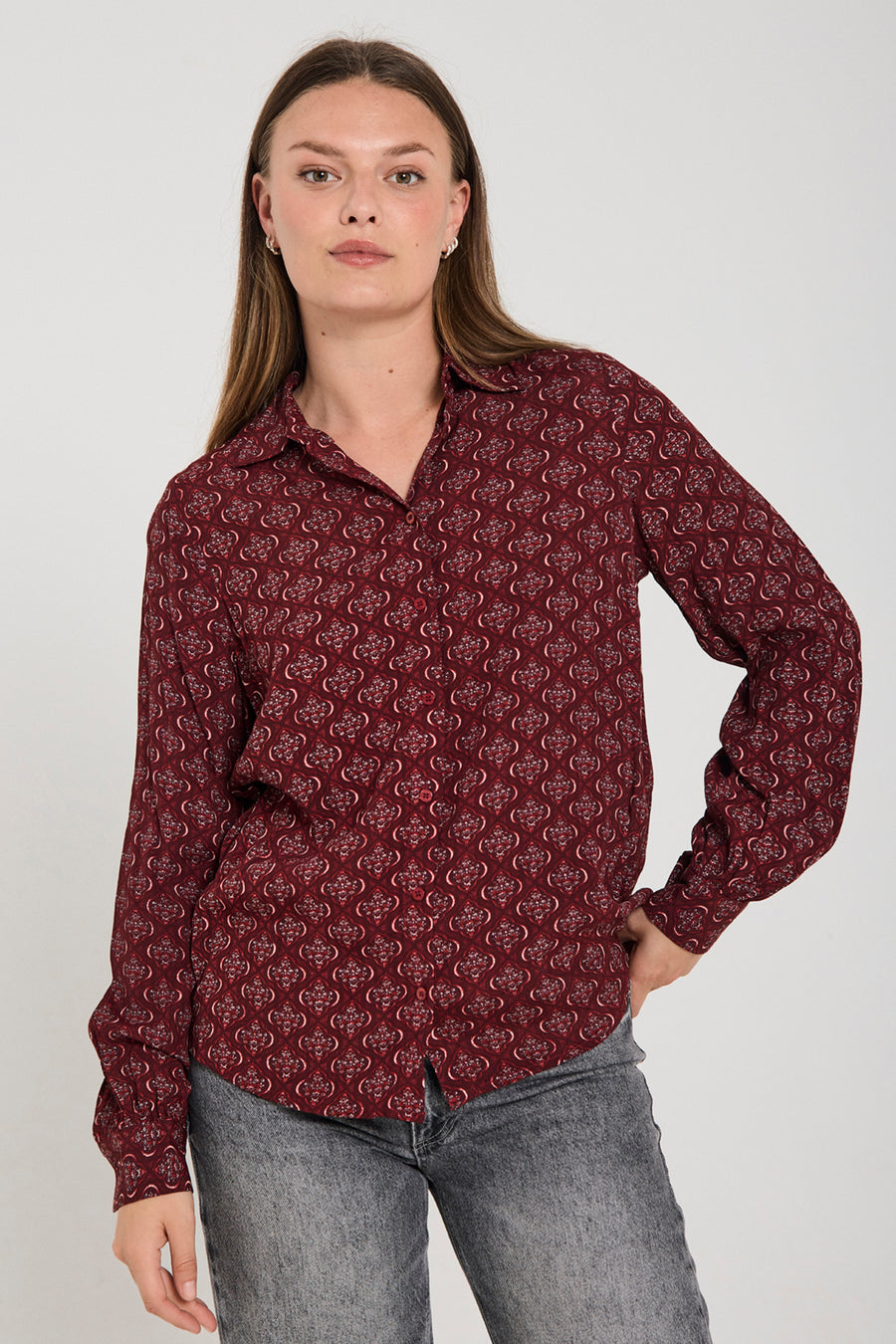 Fqlovy - shirt - bordeaux