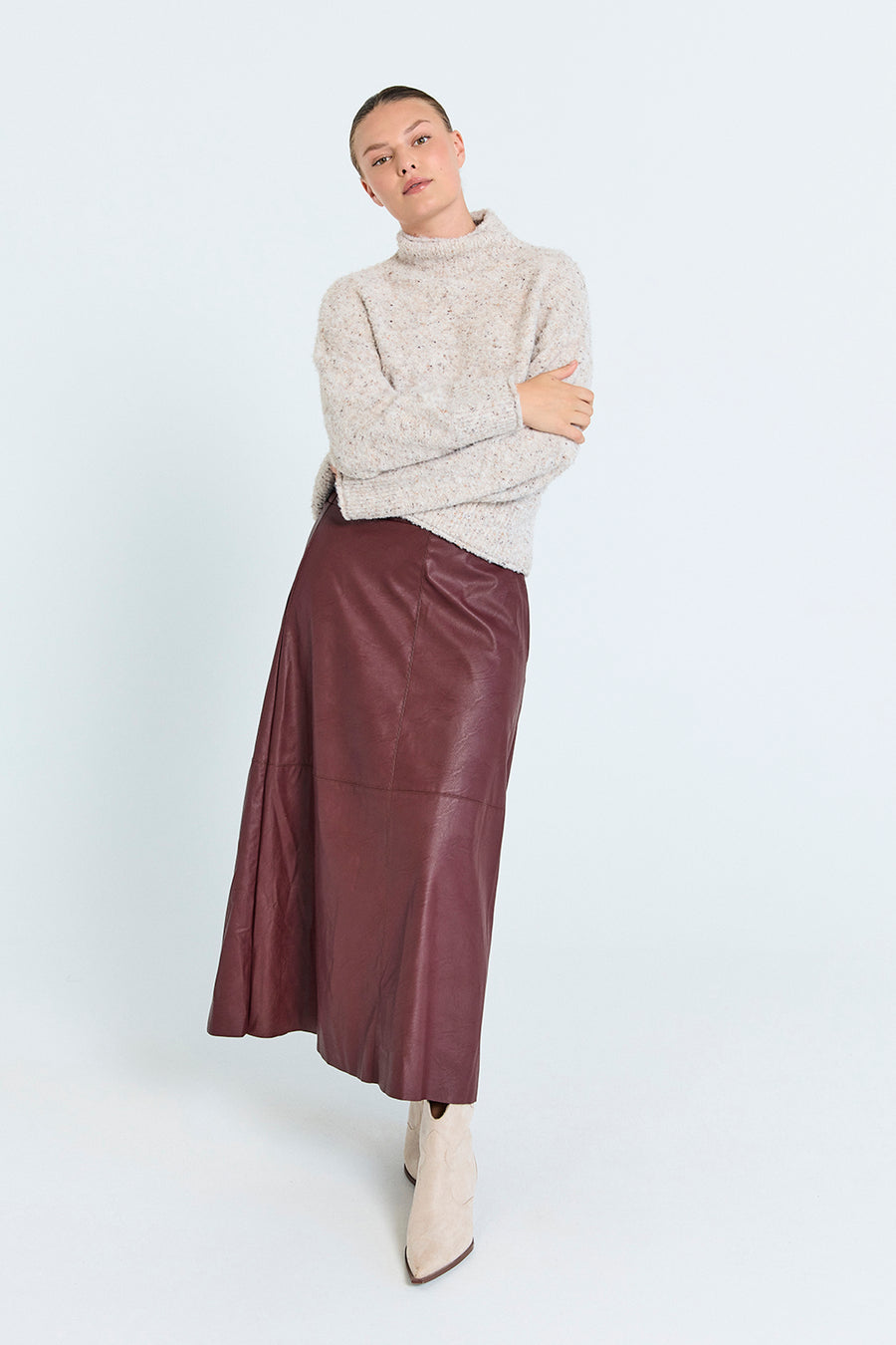 FQGRSNEMES - PULLOVER - BEIGE