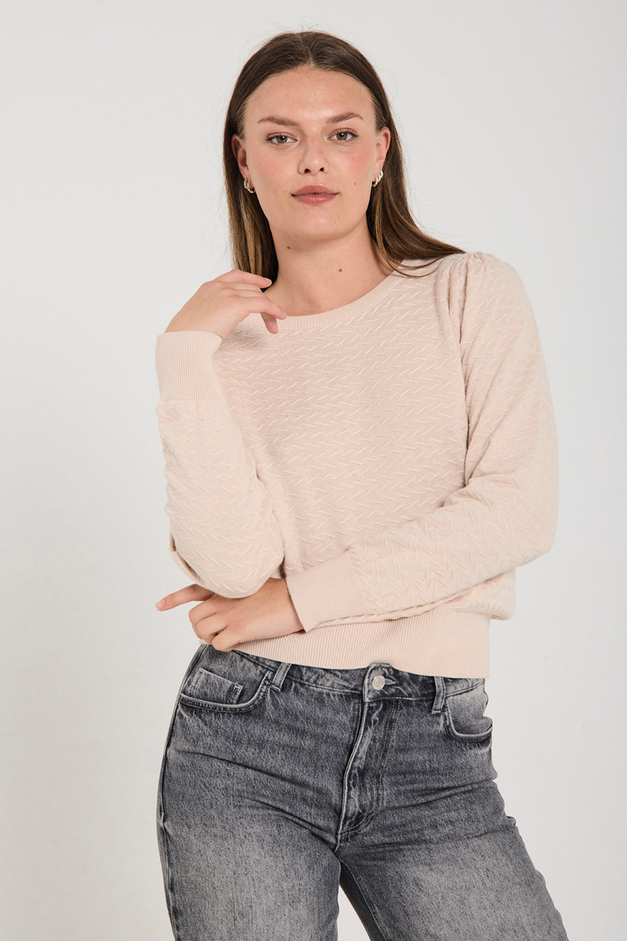 FQDODO - PULLOVER - BEIGE