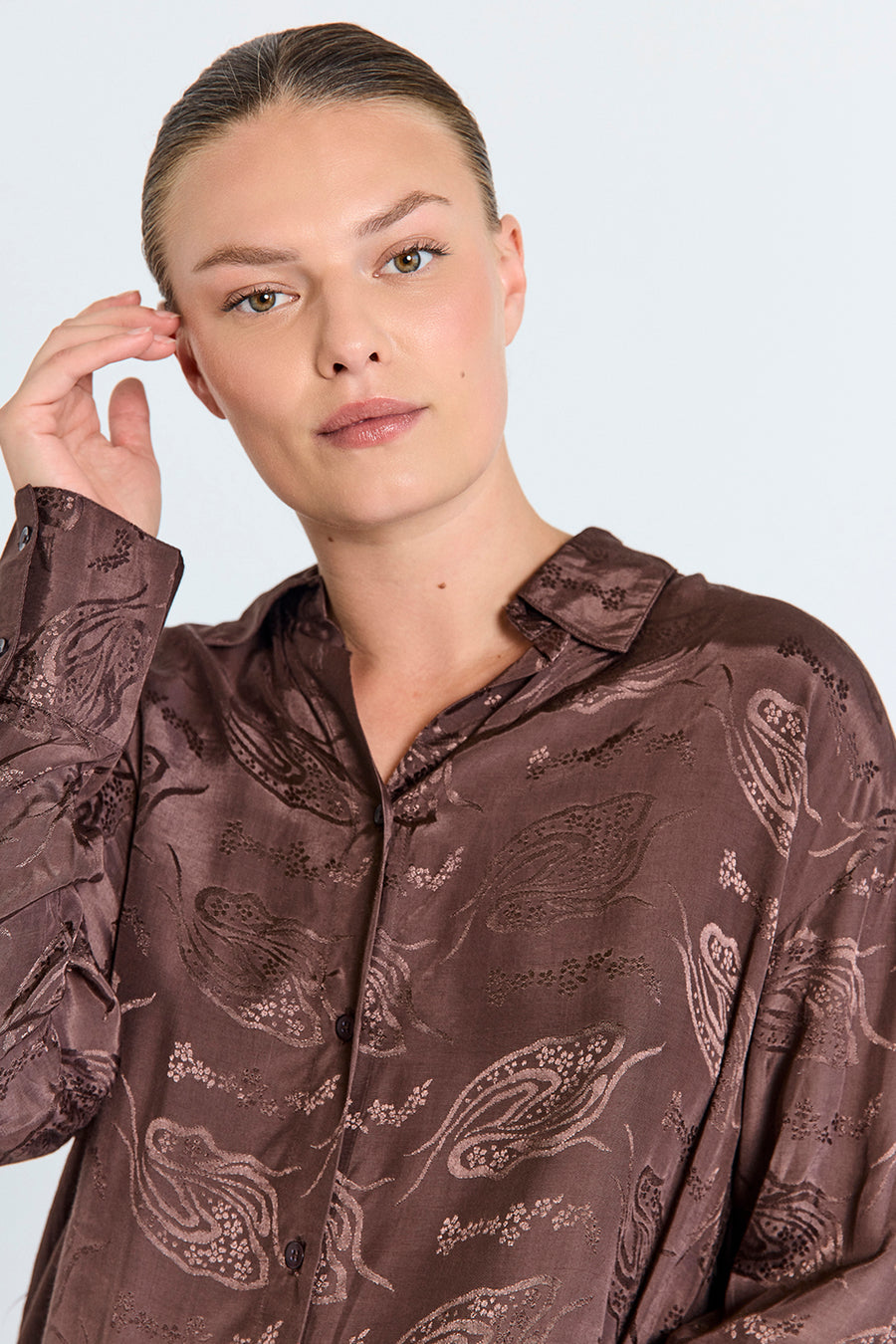 Fqluxa - shirt - bruin