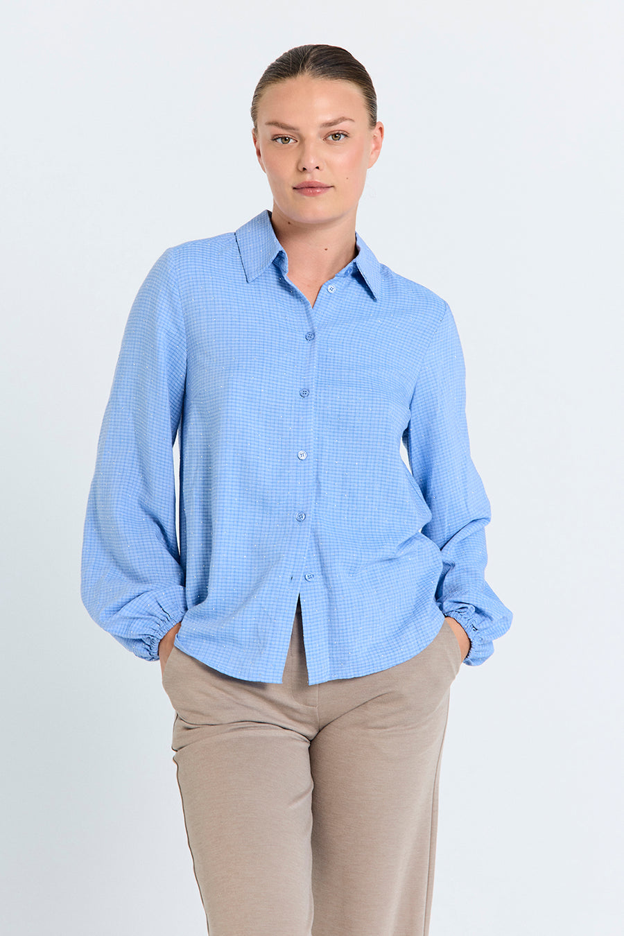 Fqshine - shirt - blauw