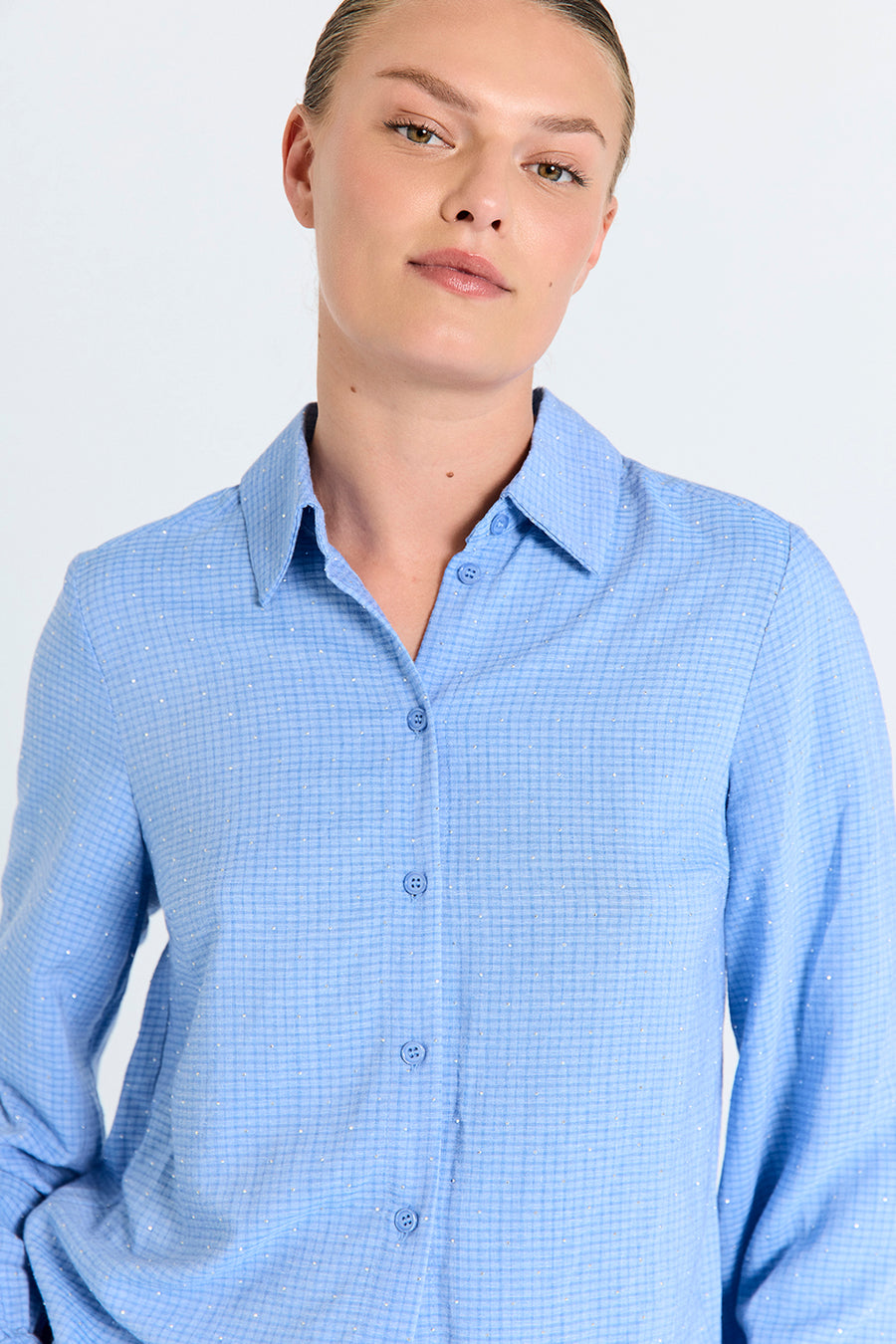 Fqshine - shirt - blauw