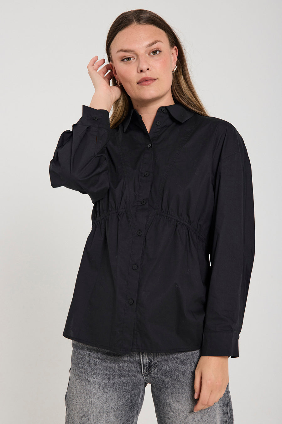 Fqajda - shirt - zwart