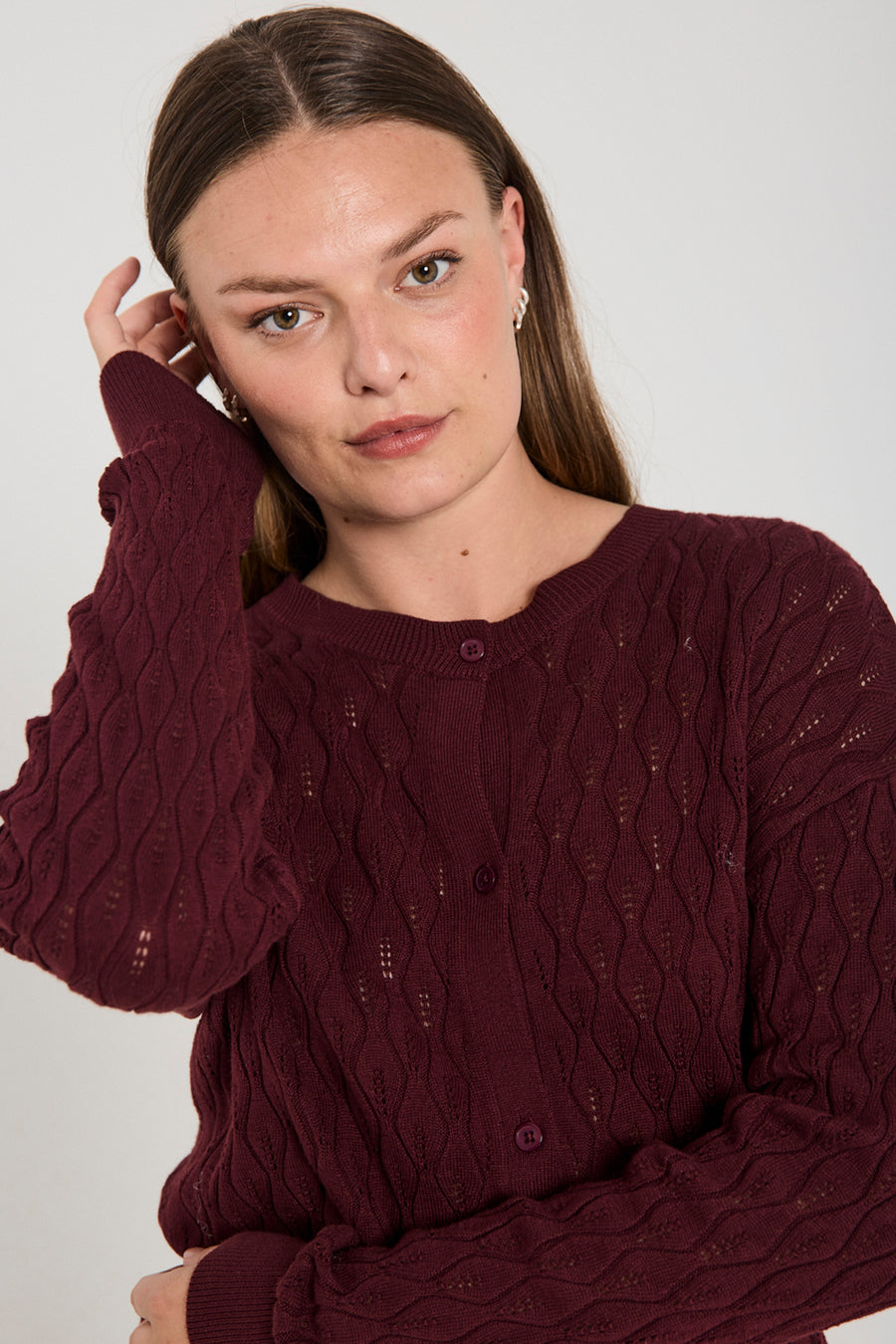 FQDODO - CARDIGAN - BORDEAUX