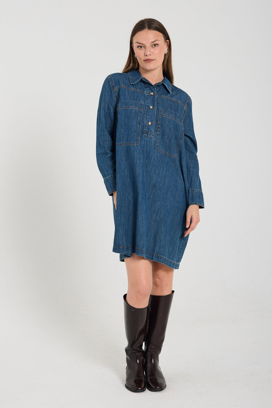 FQZAMAN - DRESS - BLUE
