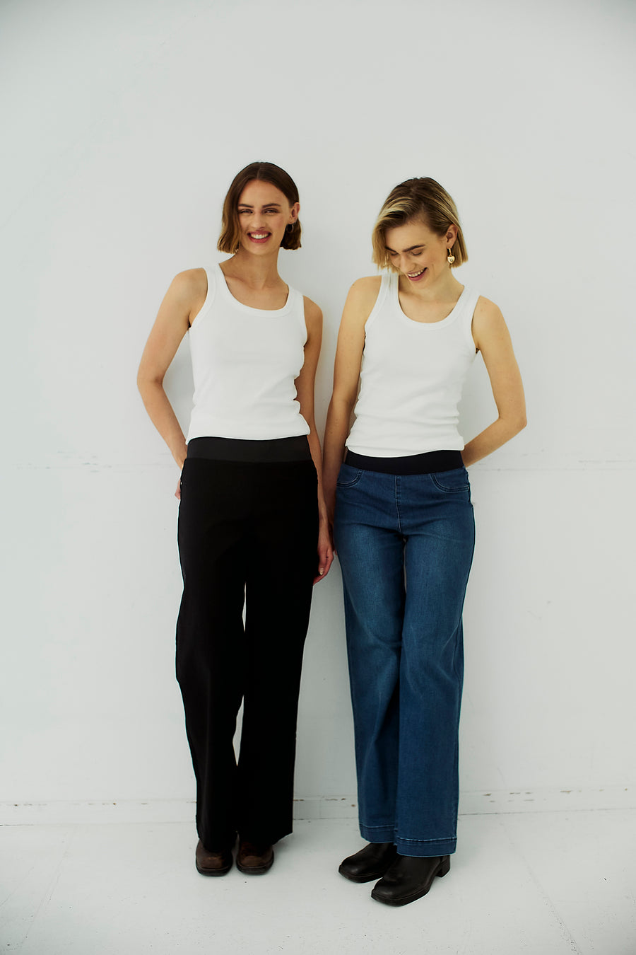FQSHANTAL - PANTS - BLACK