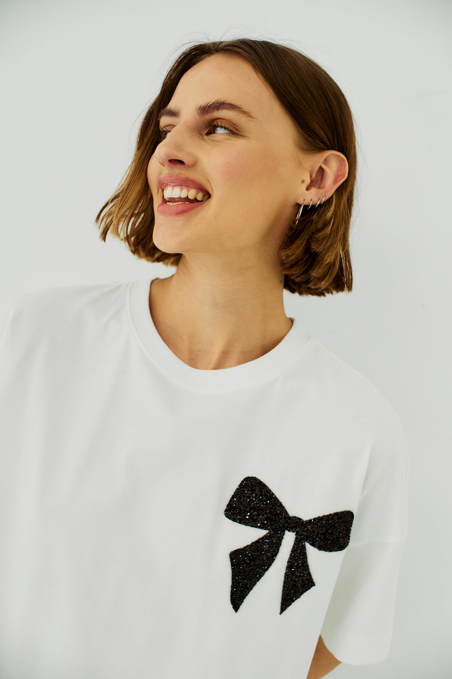 FQCAROL - T-SHIRT - BLACK AND WHITE