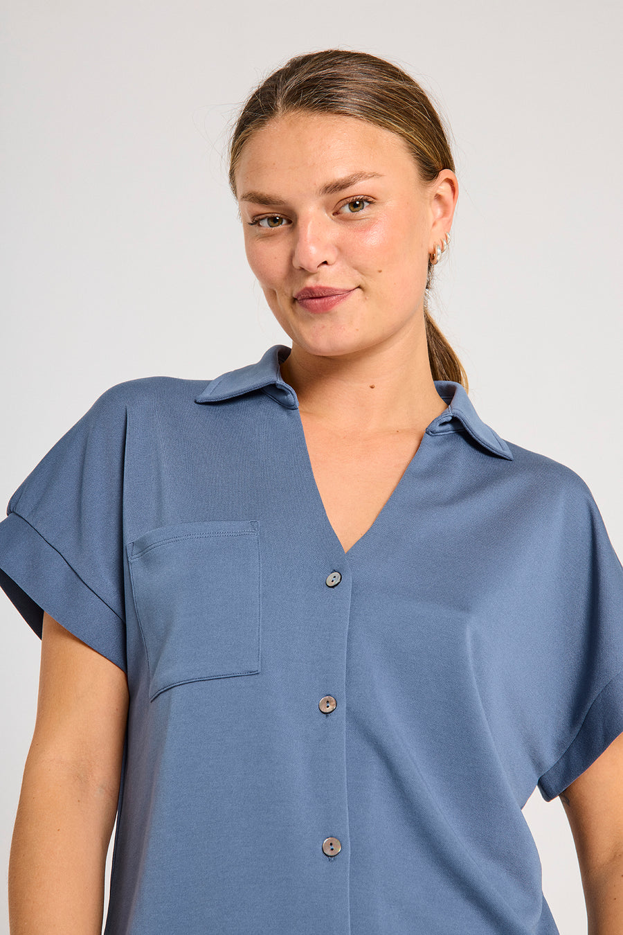 FQRUE - BLOUSE - BLUE