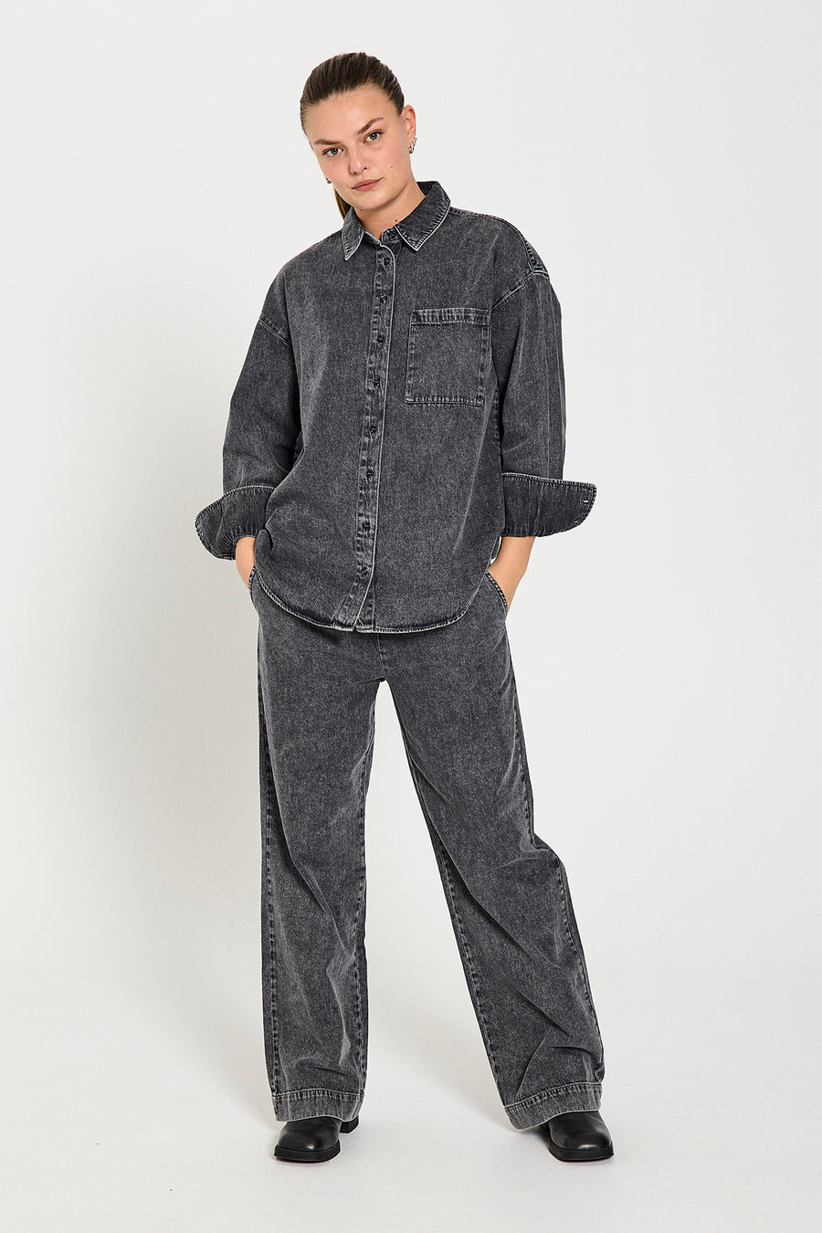 FQLISEA - PANTS - GREY