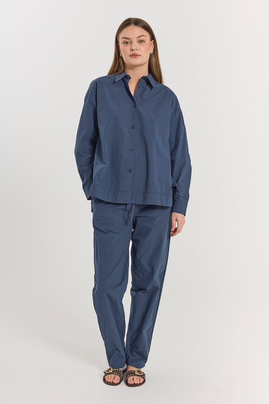 FQJALLY - SHIRT - BLUE