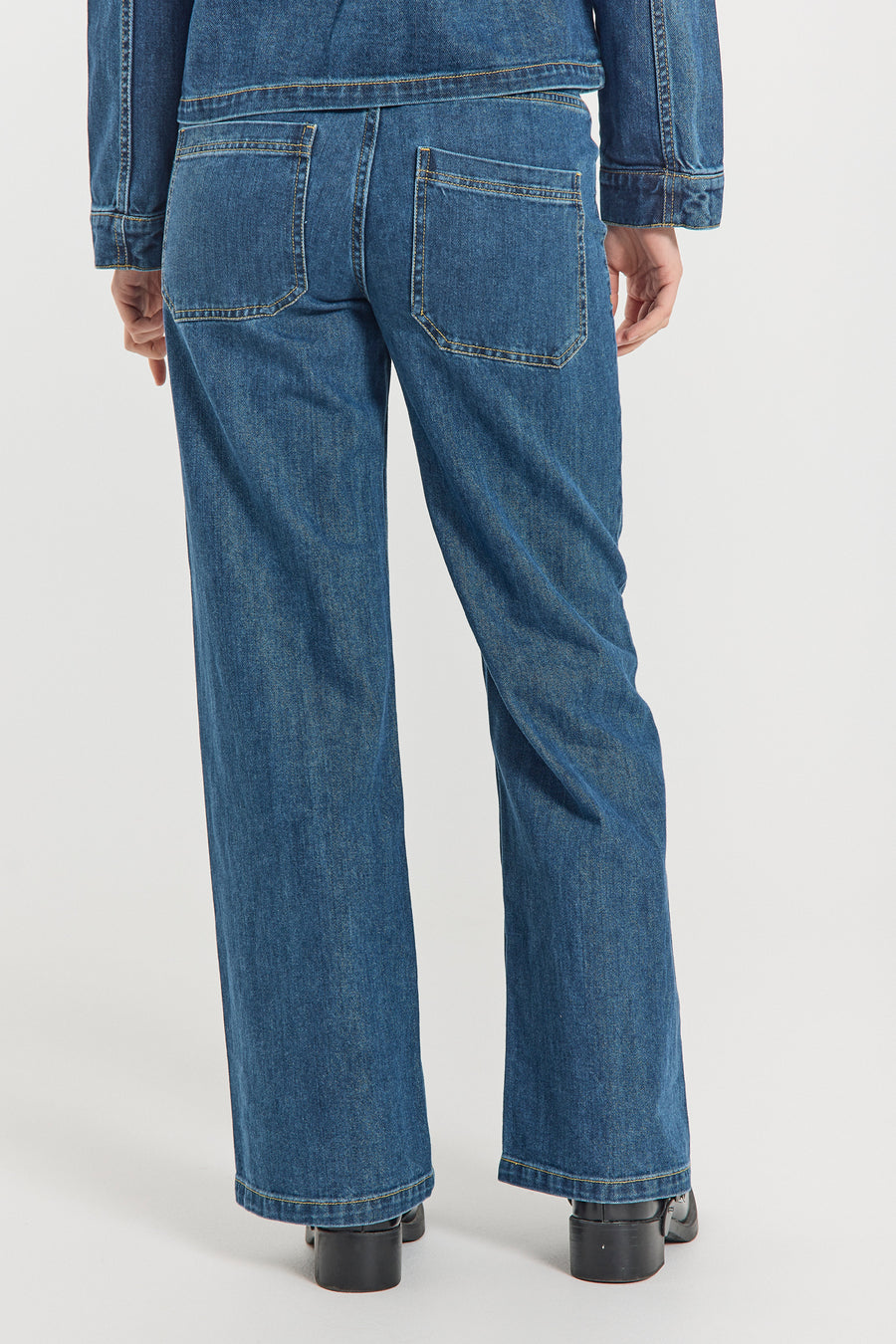 FQRINNA - DENIMPANTS - BLUE