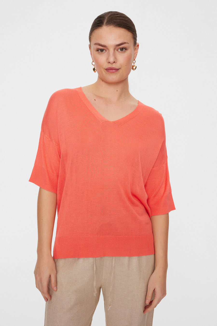 FQELINA - PULLOVER - RED
