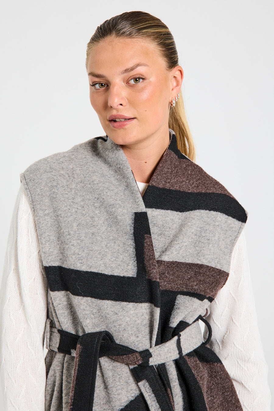FQNOELLE - WAISTCOAT - GREY