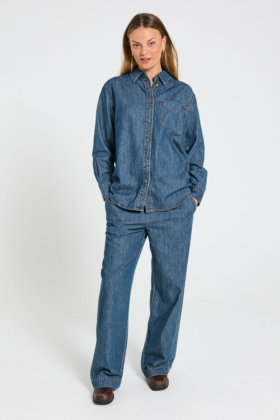 FQLISEA - PANTS - BLUE
