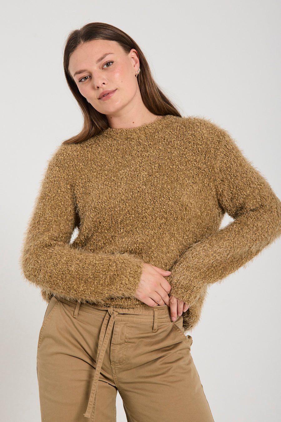 Fqpopsie - pullover - bruin