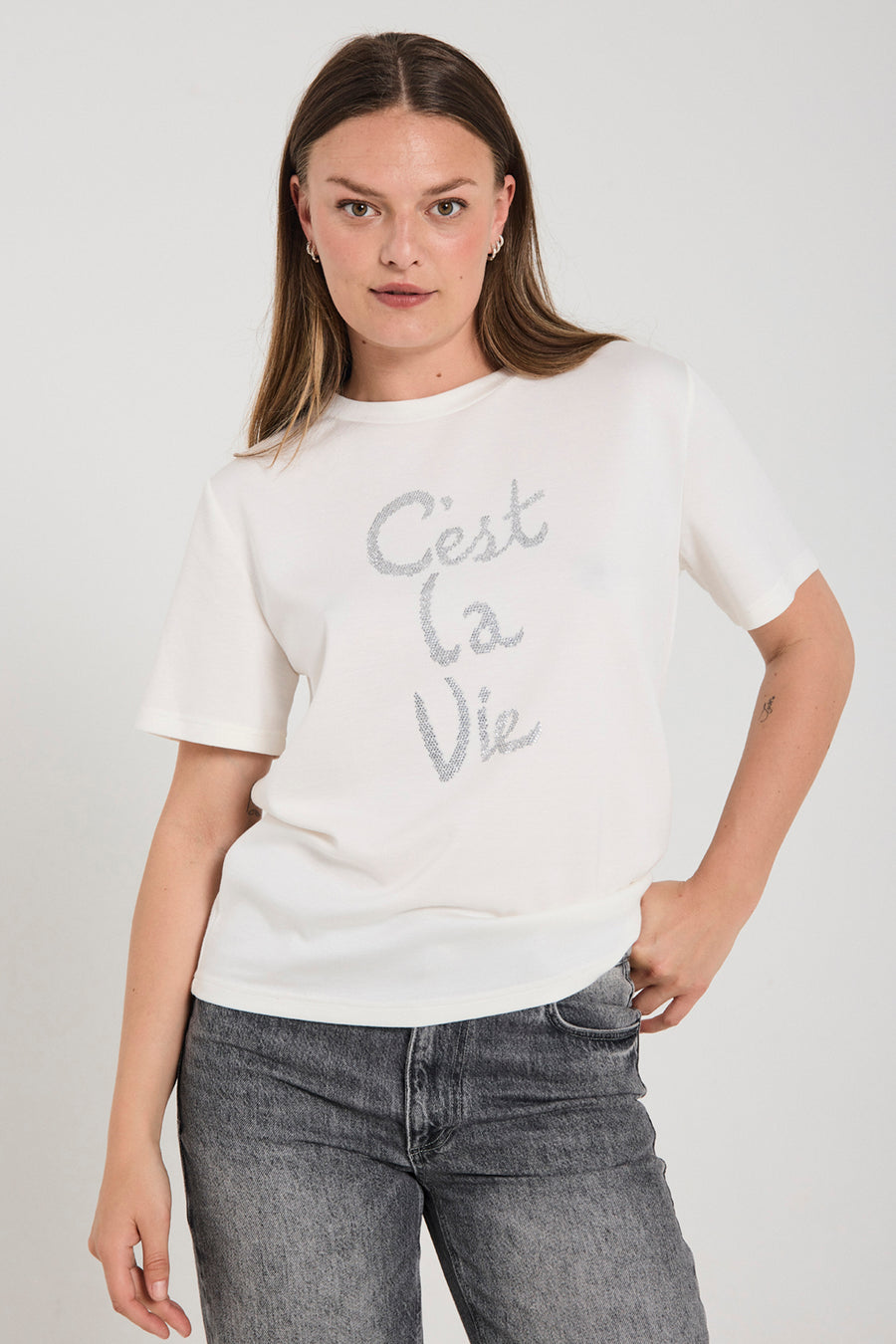 Fqmalak - t -shirt - wit