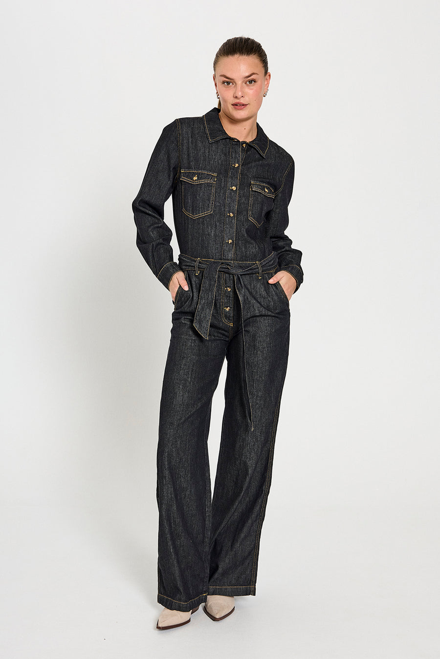 FQLISEA - JUMPSUIT - BLACK