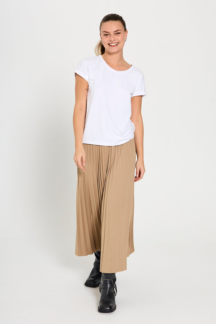 FQKLARY - SKIRT - SAND