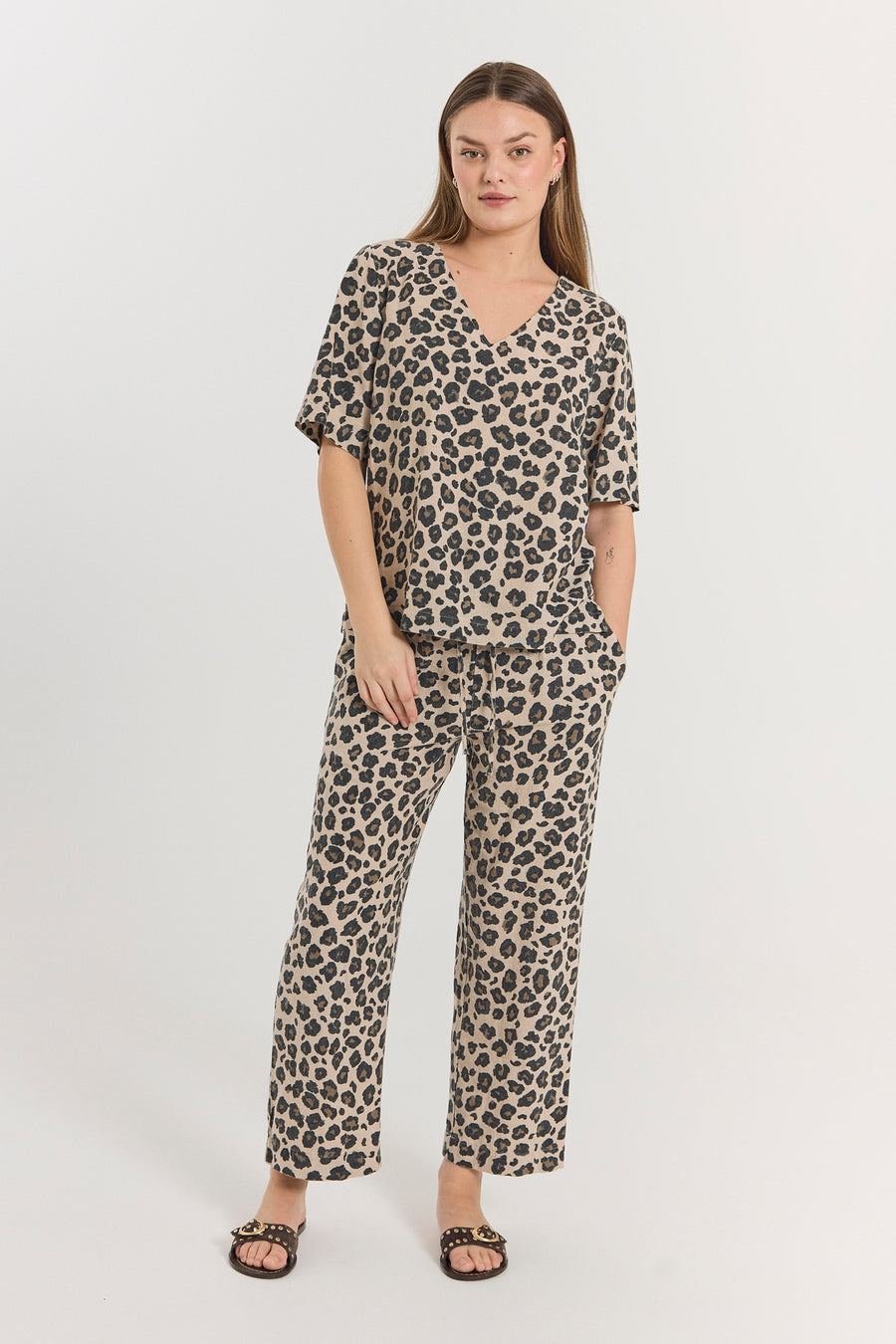 FQLAVISCO - BLOUSE - LEOPARD