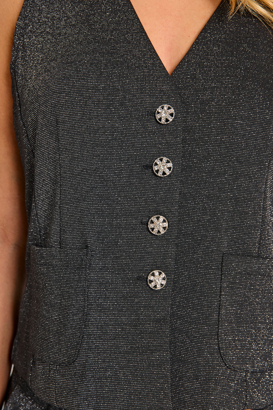 FQNANNILUX - WAISTCOAT - BLACK